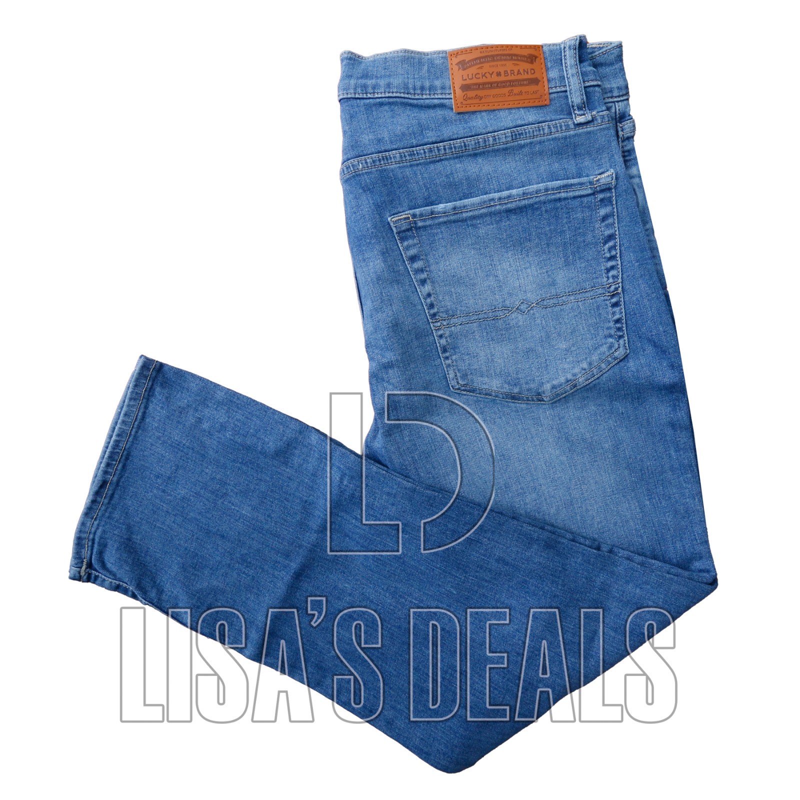 Lucky Brand 223 Straight Jeans for Men Stretch Denim