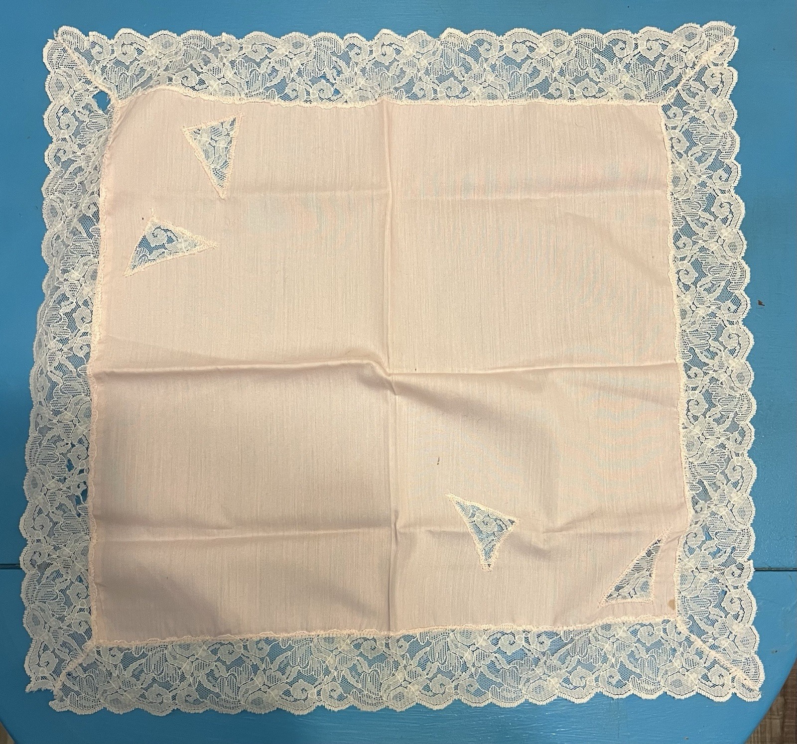 Vintage Decorative Homemade Cutout Handkerchief 7 Count Various Sizes