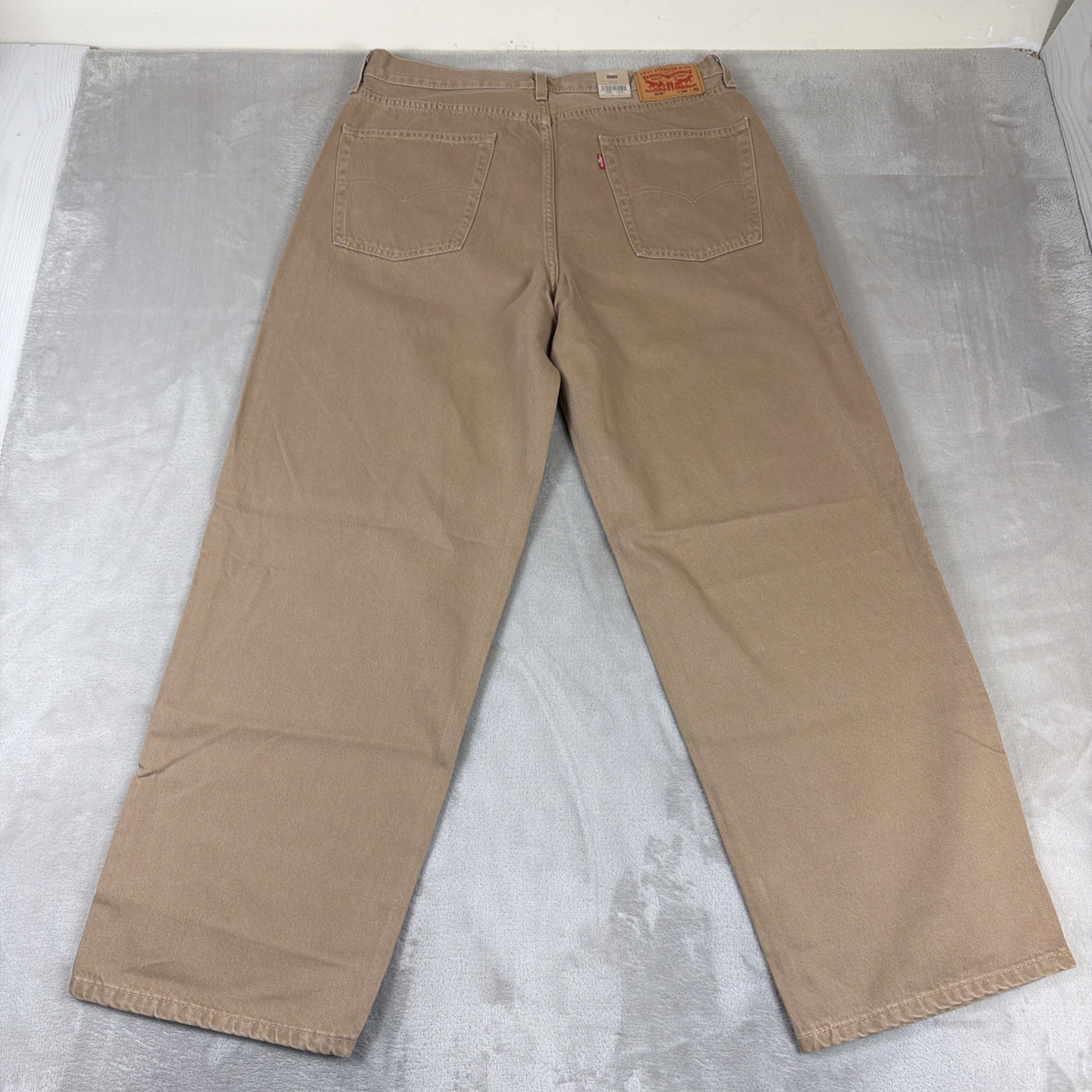 Levi’s 578 Baggy Denim Jeans Men’s Size 36×32 Tan/Khaki Cotton