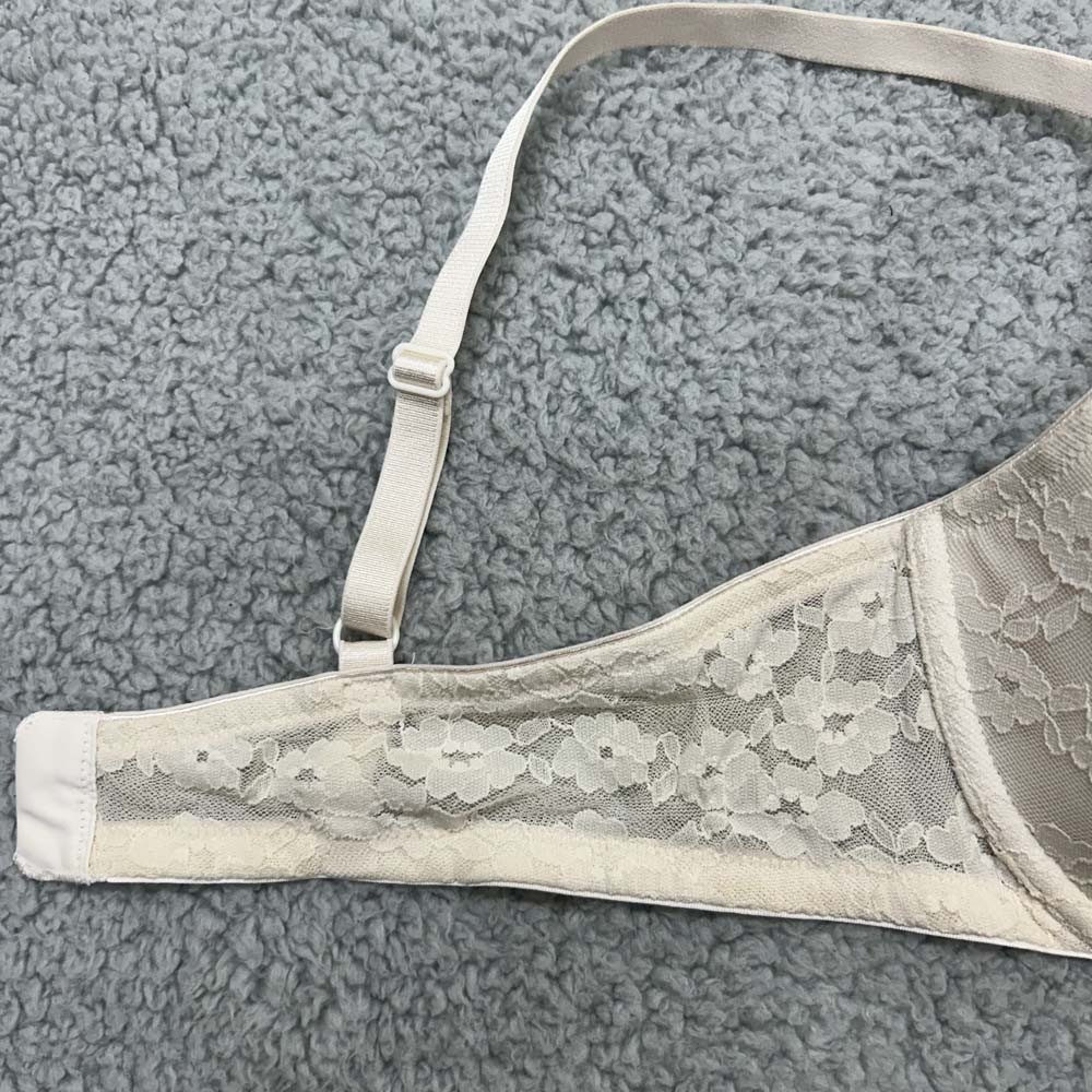 H&M Bra 38B Balconette Bra Lace White