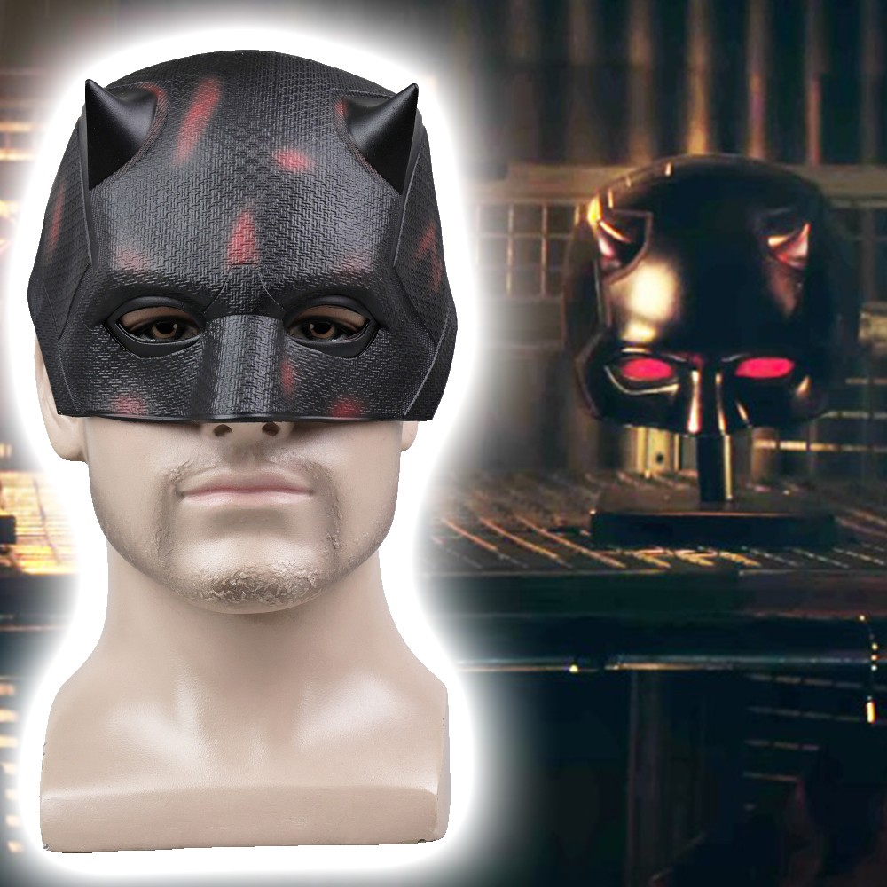 Cosplay Daredevil Born Again Helmet Matt Murdock Superhero Halloween Masks Props