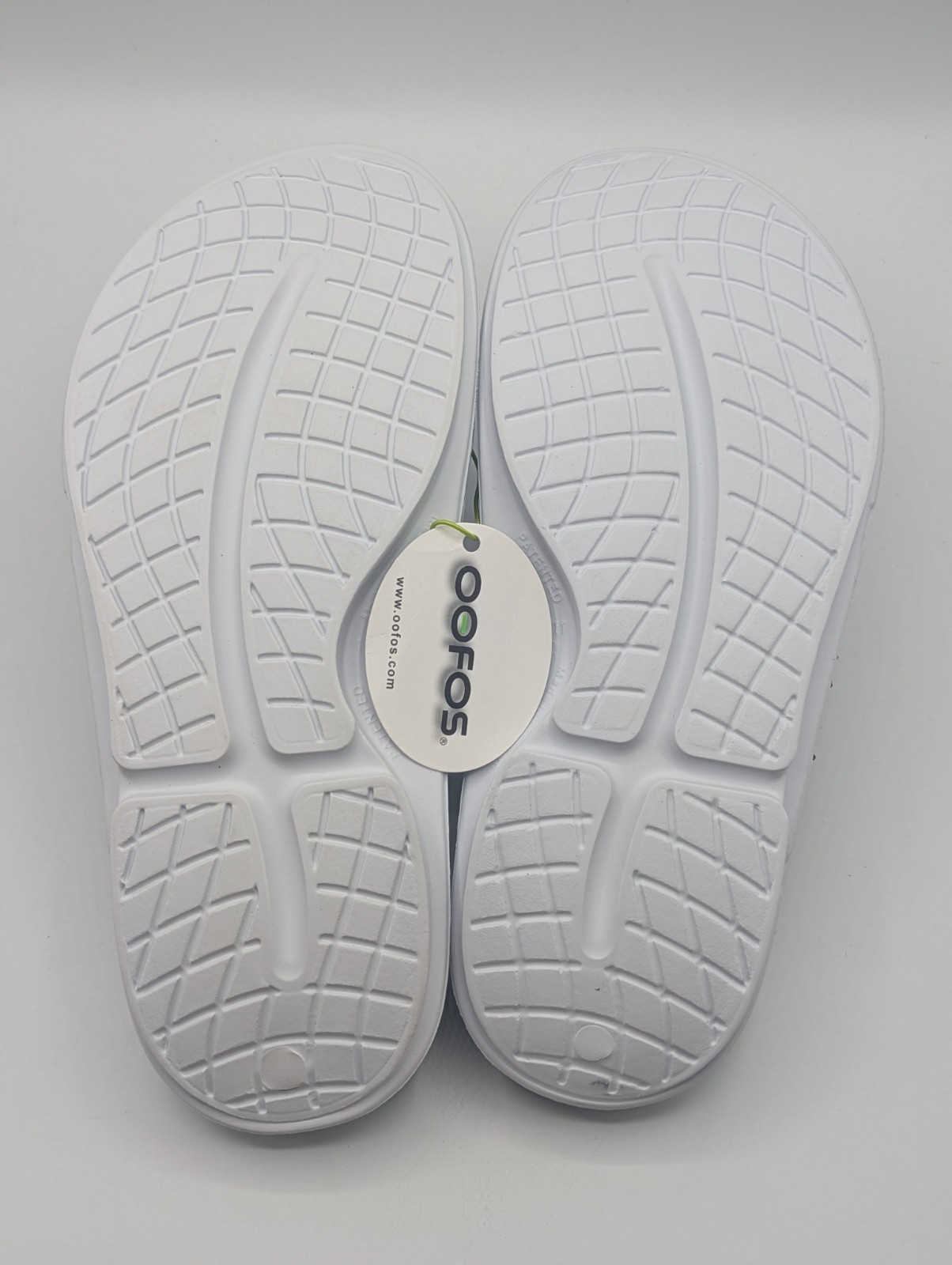 OOFOS OOAHH Sport Flex Limited Slides Men’s Size 10 White Labyrinth Black New