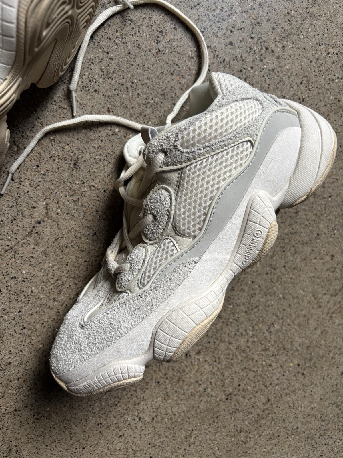 adidas Yeezy 500 Bone White Shoes Mens Size 8