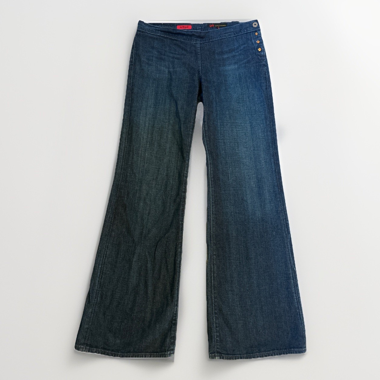 Adriano Goldschmied AG Jeans The Royale Flare Wide Leg Dark Wash Size 31R