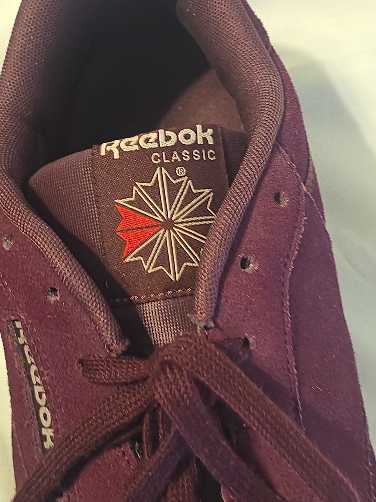 Reebok Club C 85 Maroon Suede Gum Sole Men’s Size 13 G57635 Retro Classic