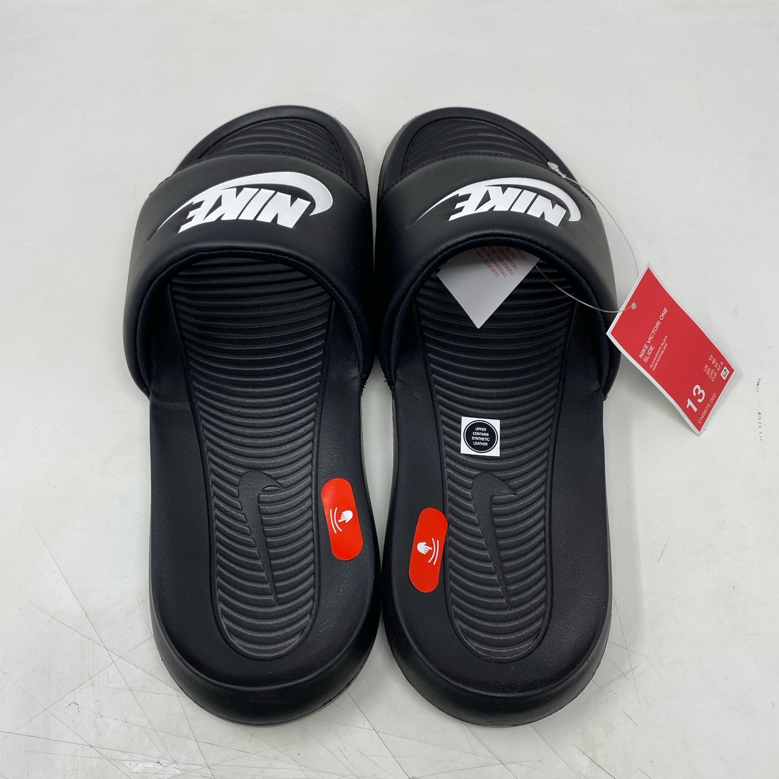 Nike Victori One Slides Black/White Men’s Size 13