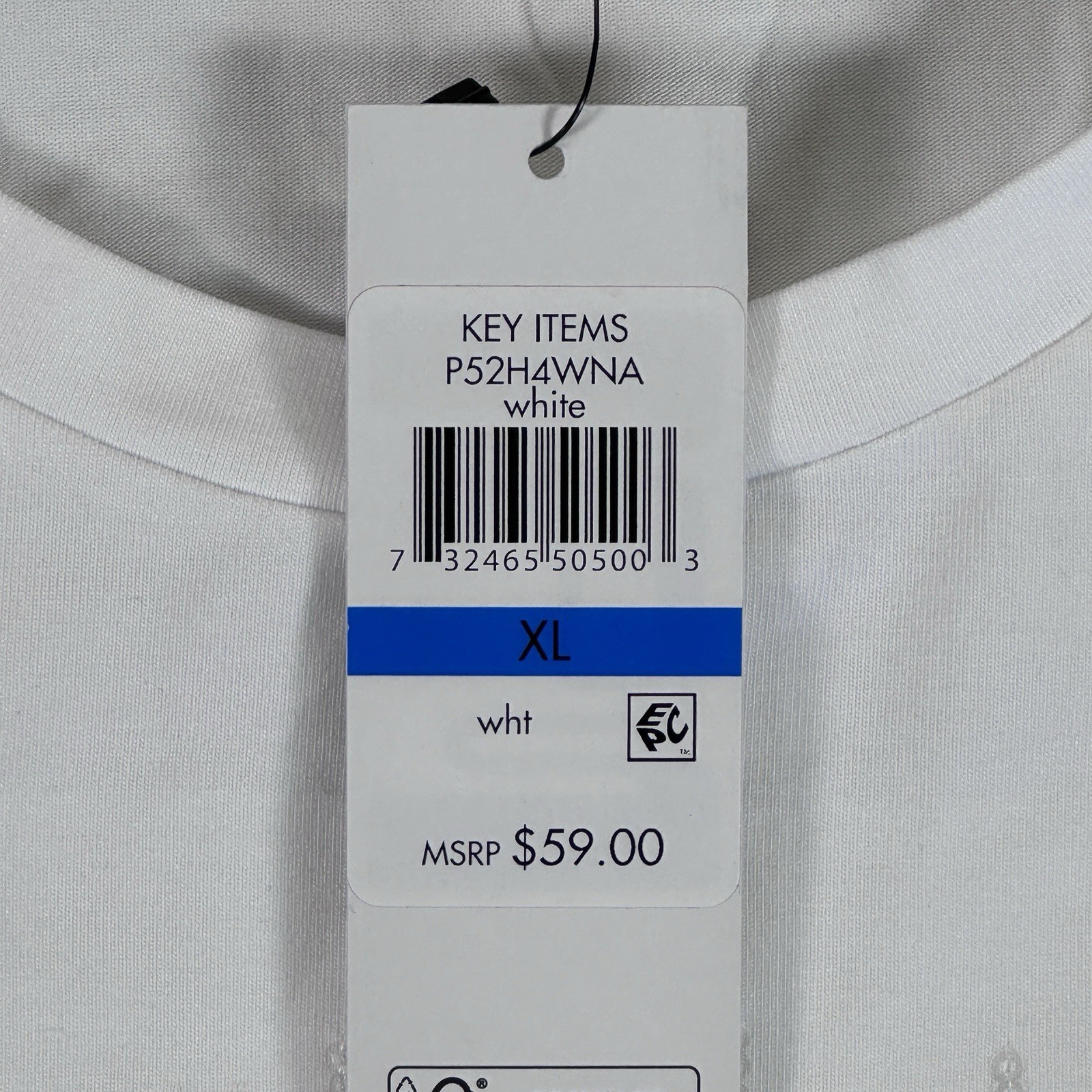 DKNY Women’s White Cityscape-Rhinestone Logo T-Shirt Short Sleeve Size X Large