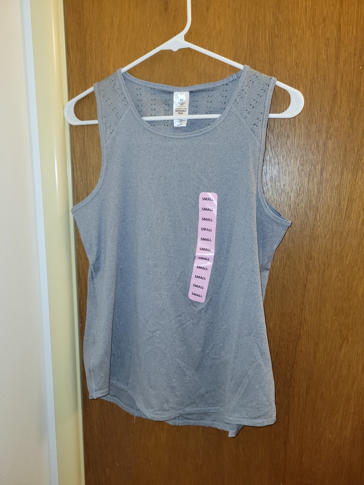 Member’s Mark Ladies Small Everyday Curved Hem Perforated Active Tank S Nwt Gym