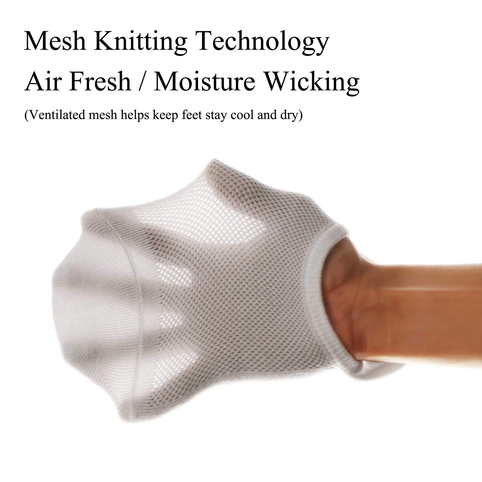 No Show Low Cut Ankle Socks Casual Cotton Socks 8-11 6 Pairs（6whiteᦀ