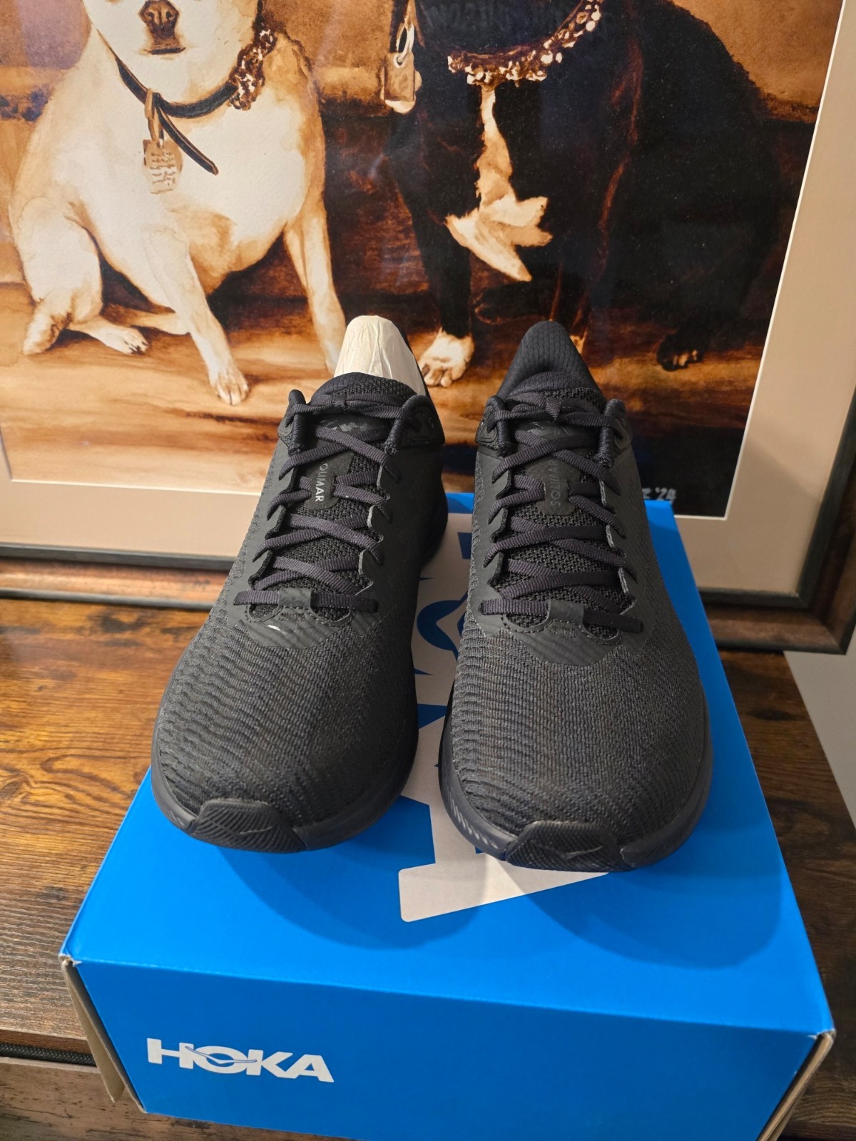Hoka One One Solimar Triple Black Men’s Size 13 Running Shoes 1123074-BBLC NEW