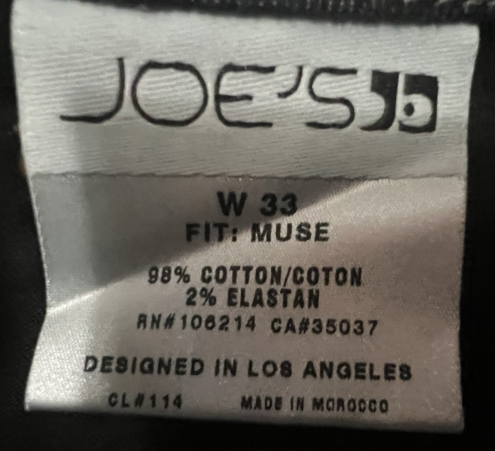 Joe’s Jeans Women’s – Fit: Muse – Boot Cut Jeans – Size 34 Inseam 34 – Dark Wash