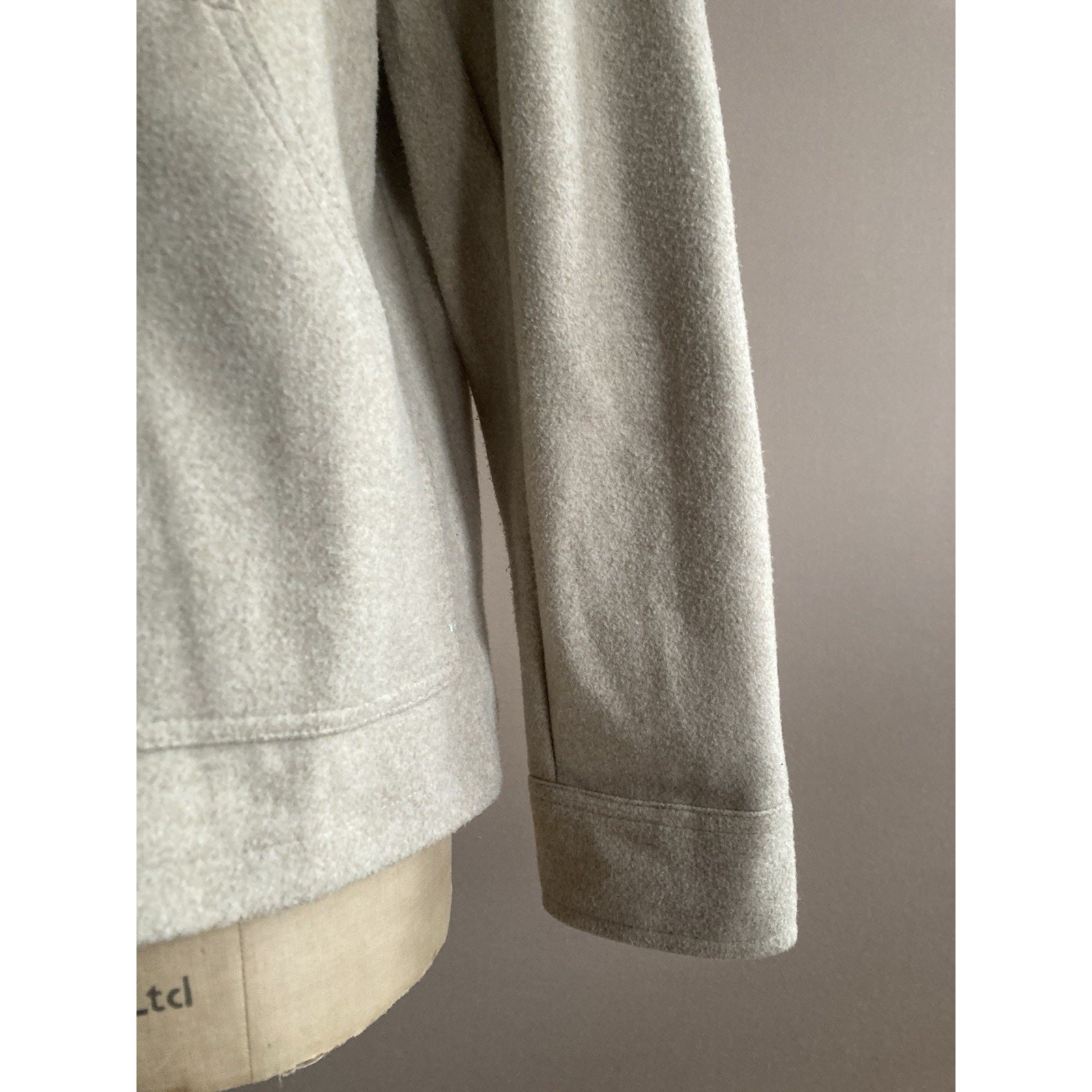 Common People Chore Jacket Mens Size L Beige Utility Worker