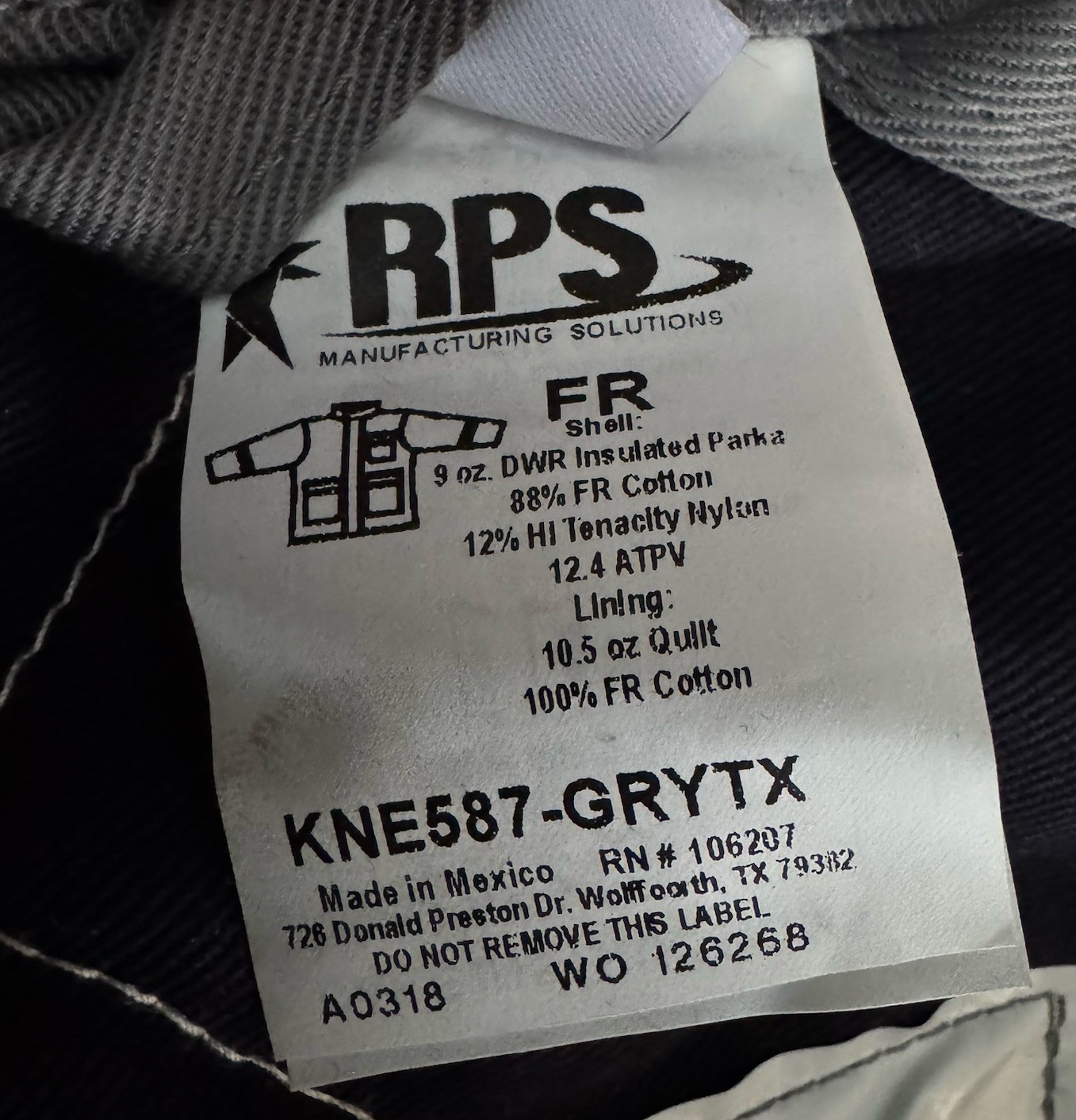 CrudeFR Insulated Parka (Reflective), CAT 2 Protection, Flame Resistant *NEW*