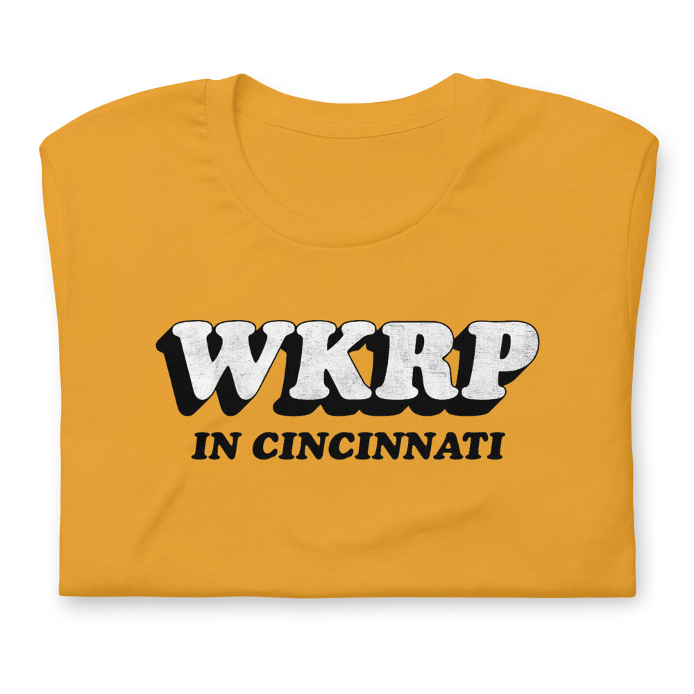 WKRP IN CINCINNATI TV Show Graphic Tee Shirt Short-Sleeve Unisex T-Shirt
