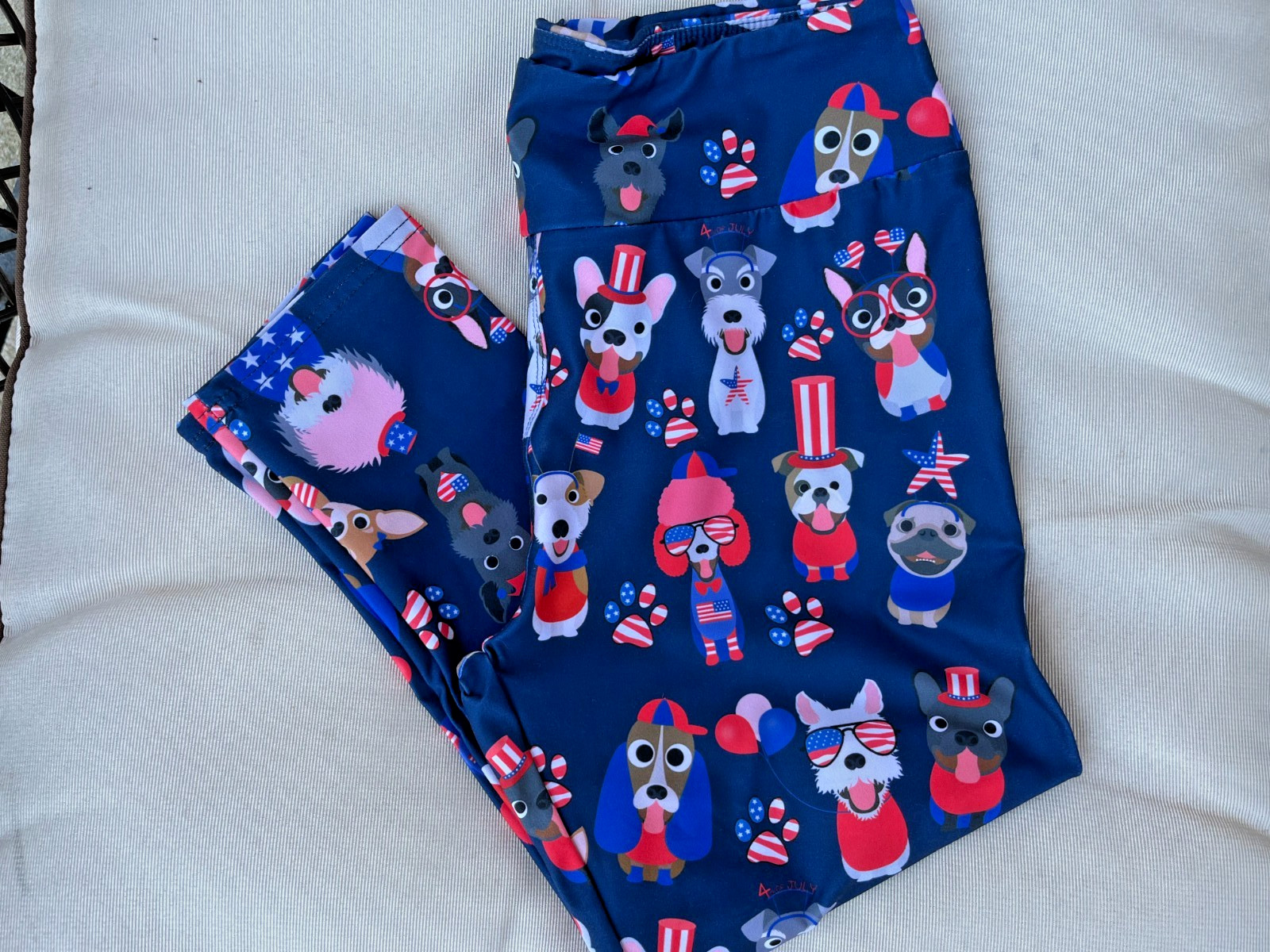 4th of July Dogs Capris ||Dog Mom || Buttery Soft || Multiple Sizes