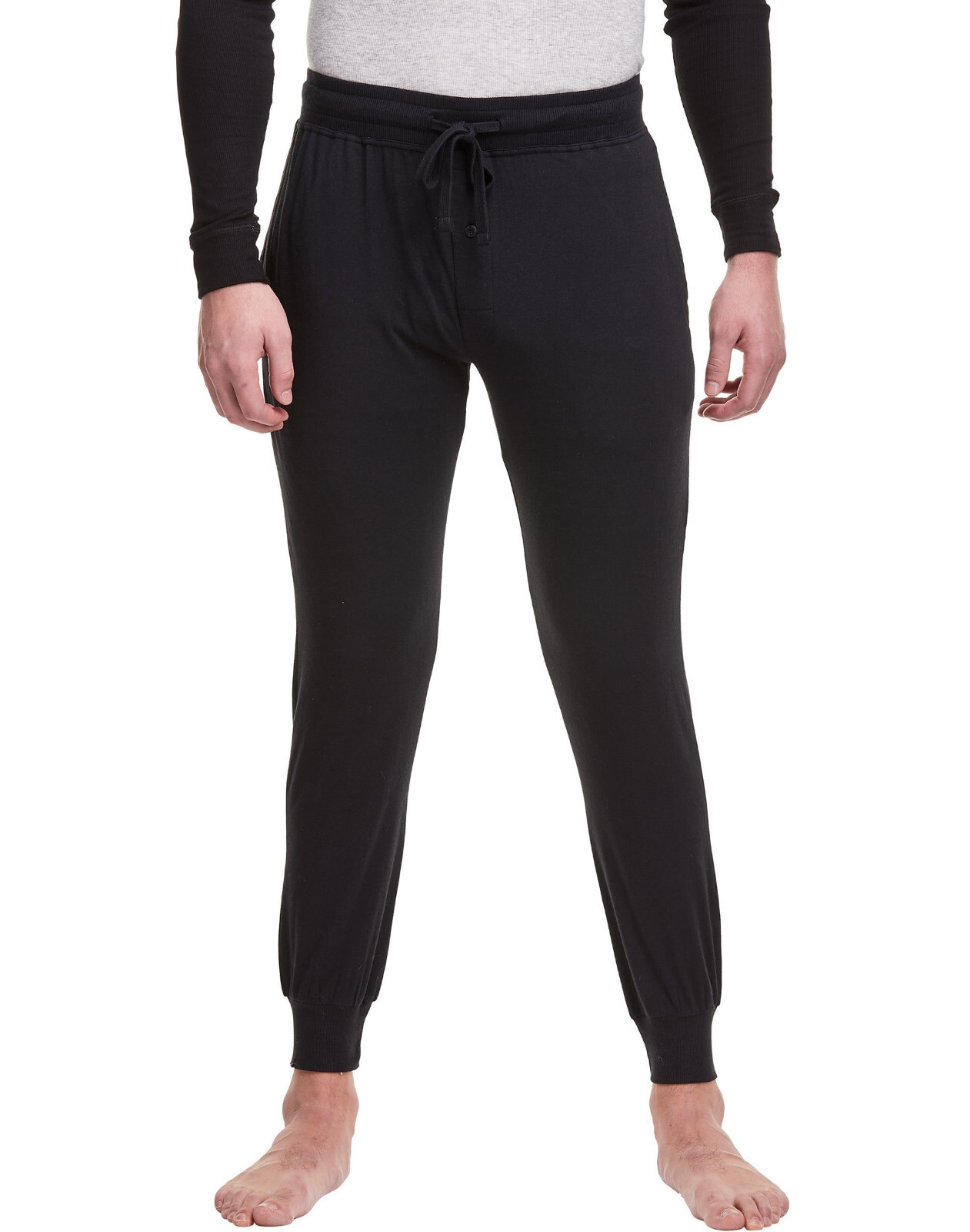 Hanes Men’s Jogger Sweatpants Knit Comfort Flex Fit Pockets Button Fly PANT NWT