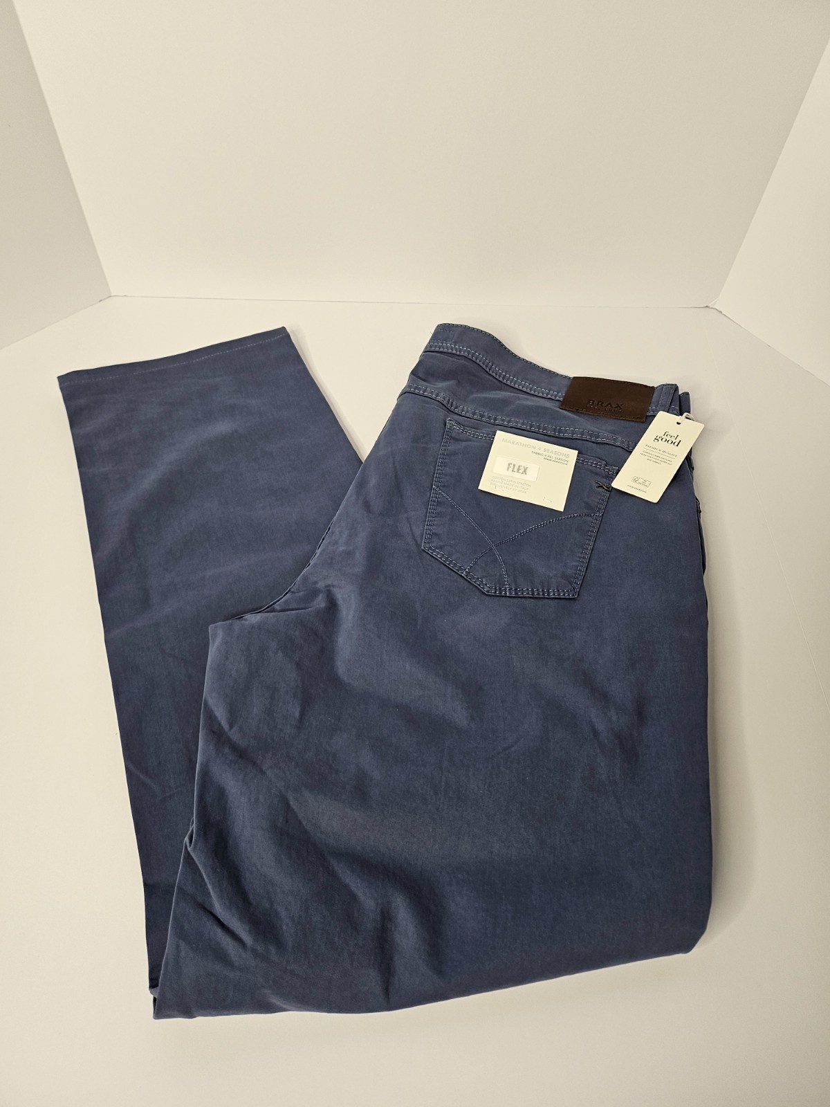 Brax Feel Good Marathon 4 Season’s Cotton Stretch Regular Fit Pants New