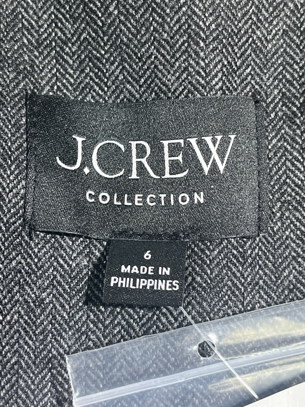 J.Crew Mario Bellucci Italian Wool Tweed Blazer Two Buttons Size 6 NWT $319