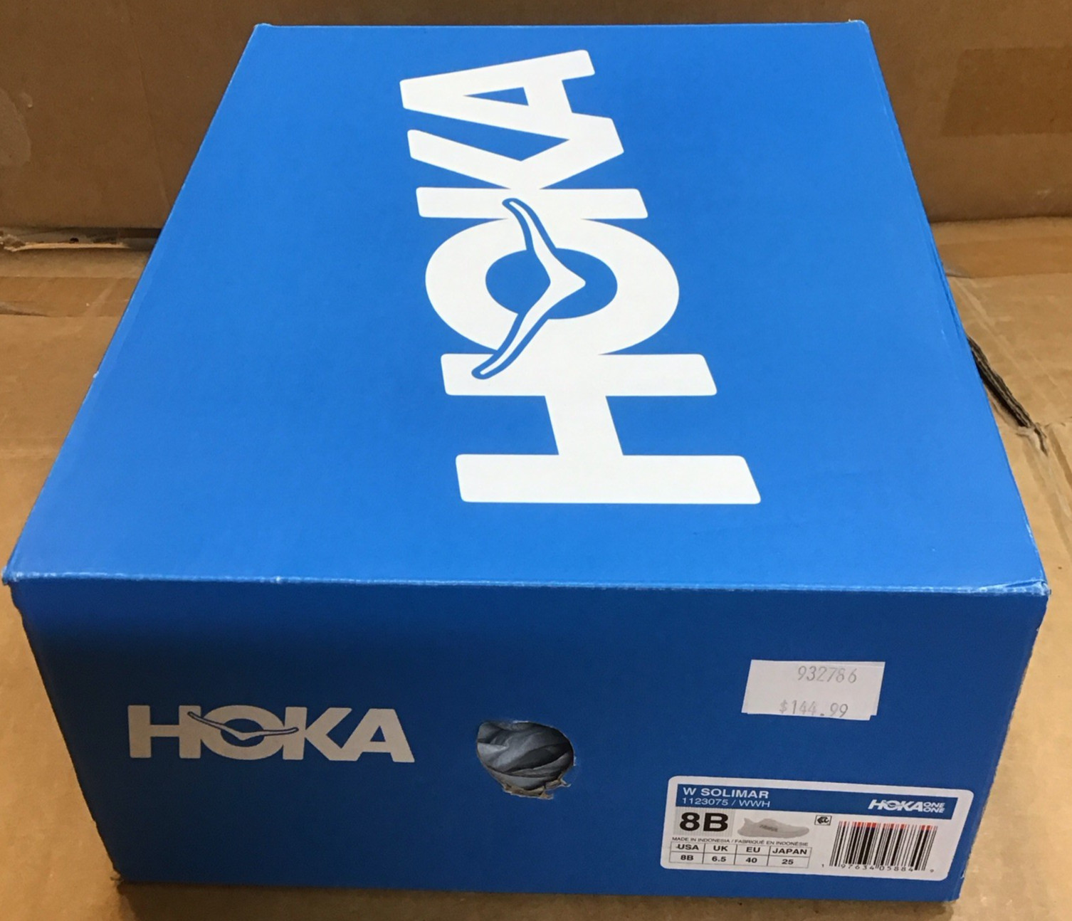Hoka One One Solimar White Running Shoes Womens 1123075 WWH