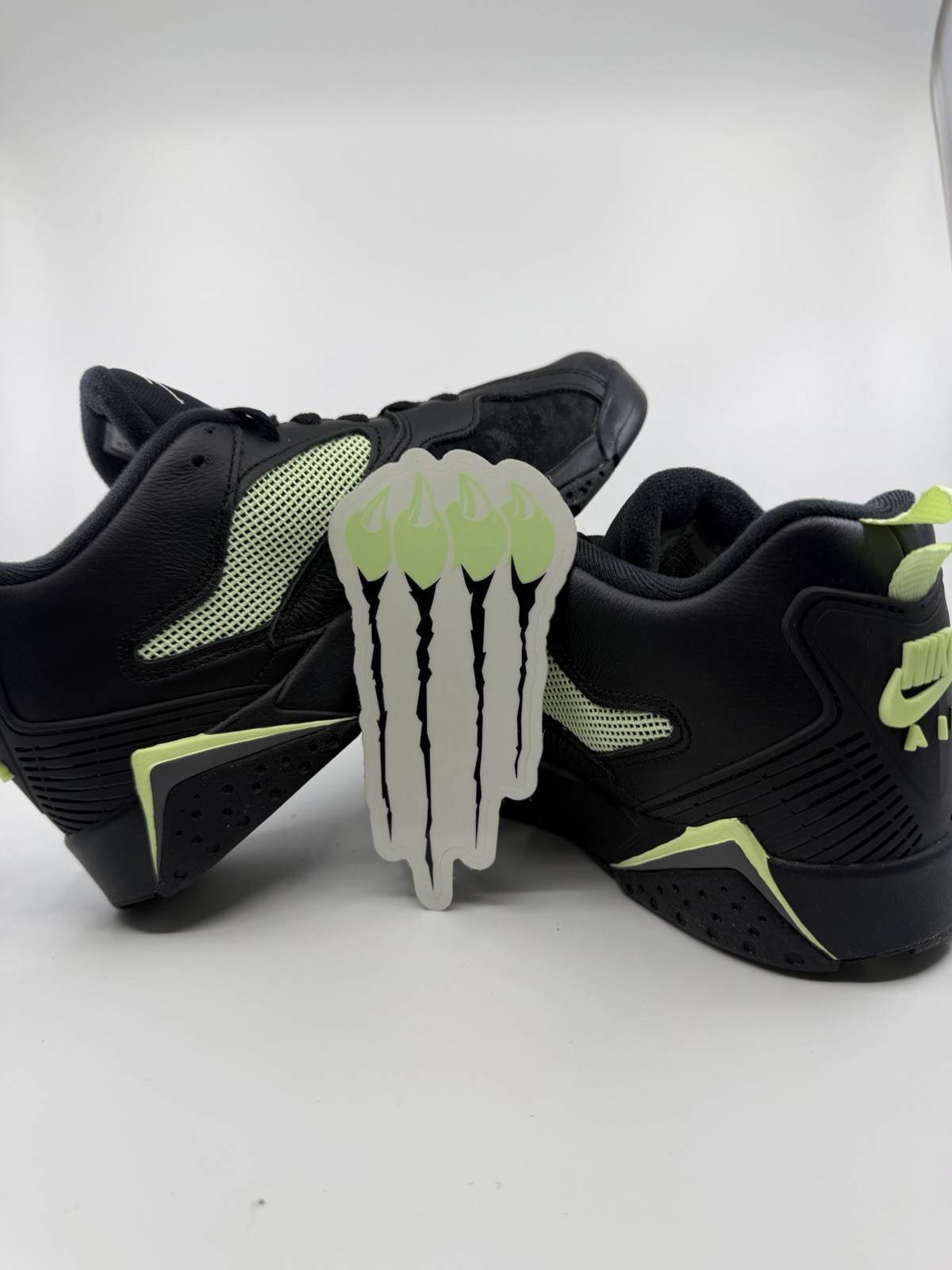 Nike Jordan MVP 92 GS Black Barely Volt Iron Grey Youth 6.5Y NIB No Lid