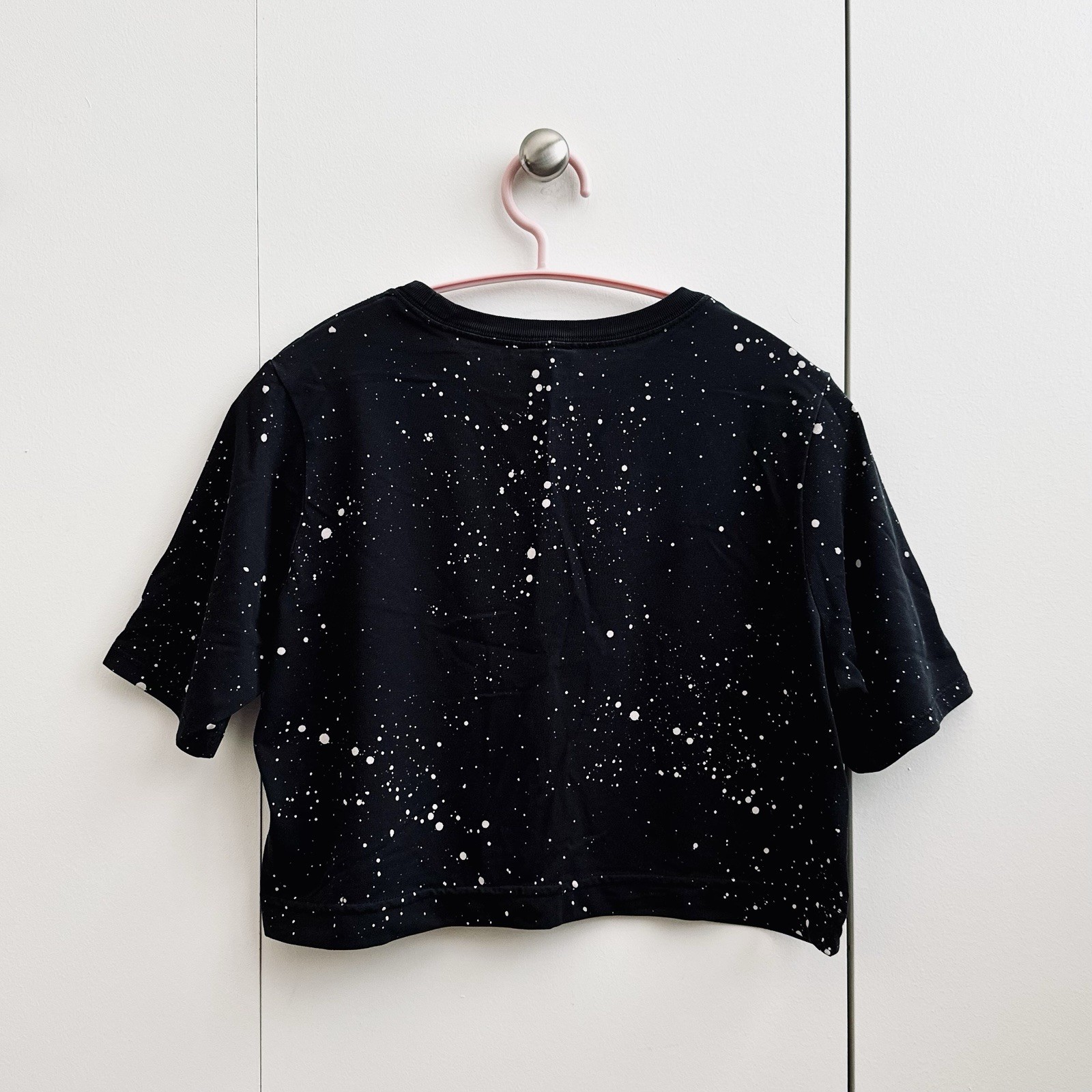 Frankie Collective Reworked Nike Crop Tee XS Paint Splatter