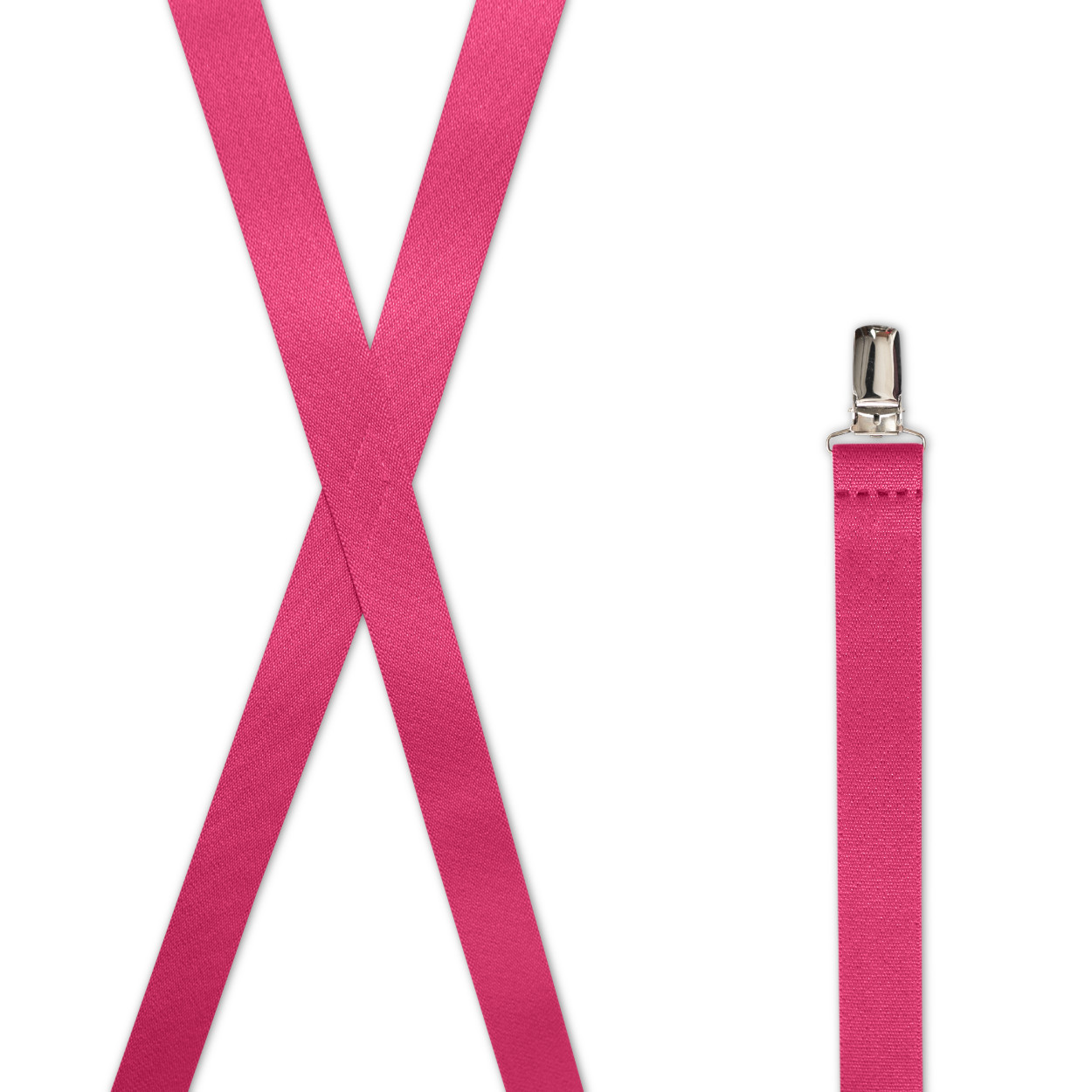 1″ Wide Suspenders with Strong Clips. Many Colors & Lengths. MADE IN USA
