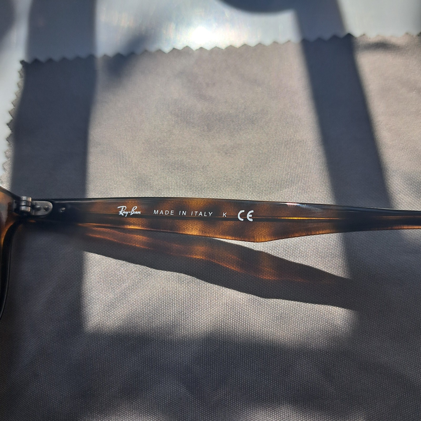 Ray Ban RB4306 710/73 54 Polished Light Havana/B-15 Brown Frames + NEW OEM Lens