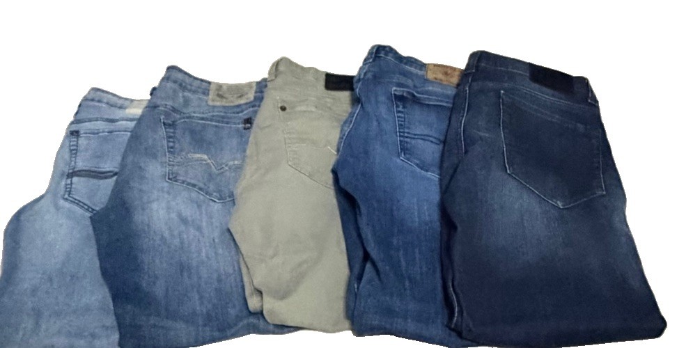 Lot of 5 Buffalo David Bitton Jeans Mens 34×30 33×30