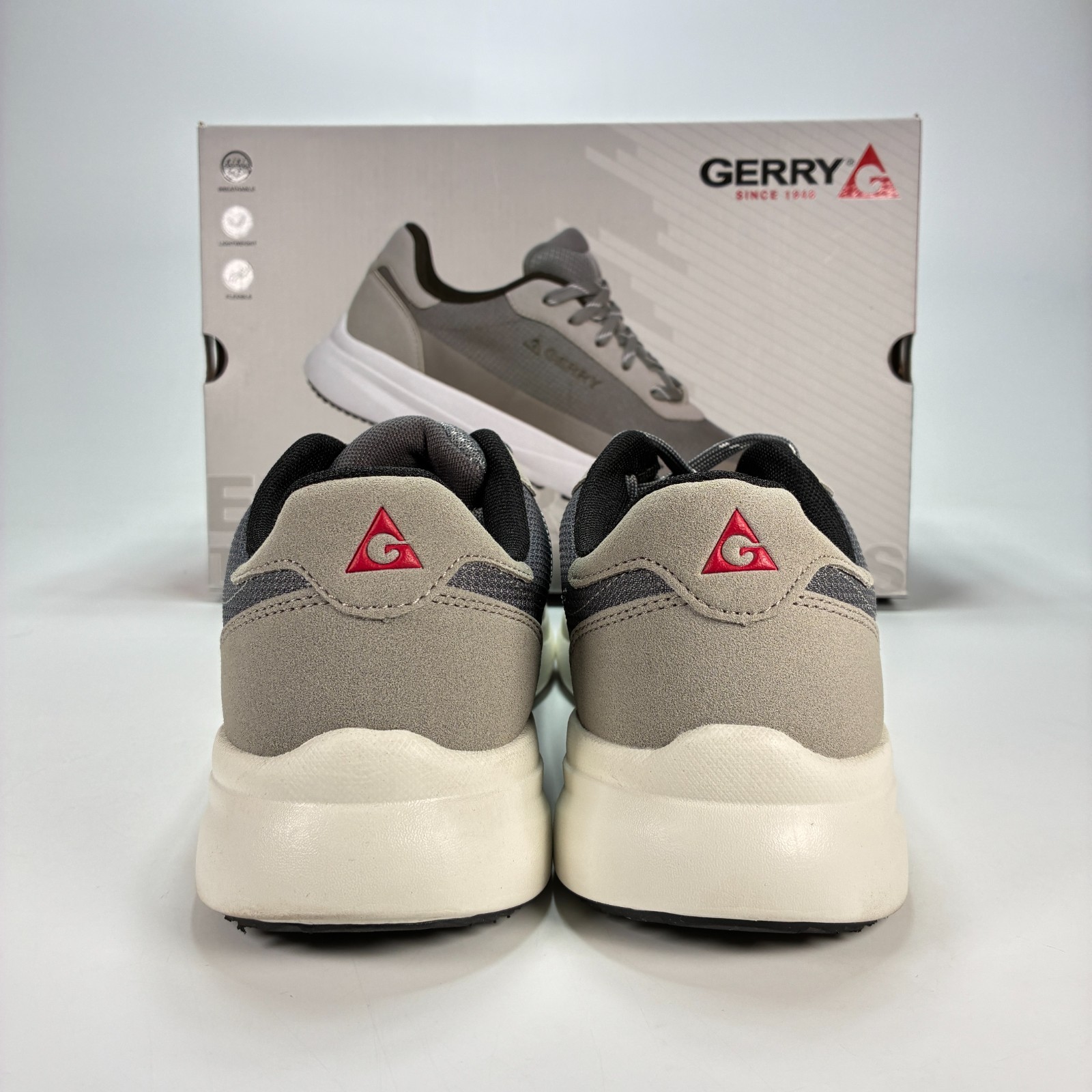 Gerry Creston Gray Casual Sneakers Lace Up Walking Shoes 1967240 Men’s Size 8