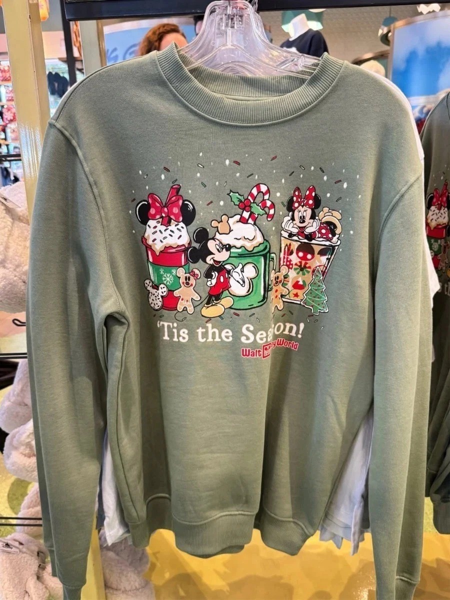 2025 Walt Disney World Tis The Season Christmas Holiday Sweater Crewneck S-5XL