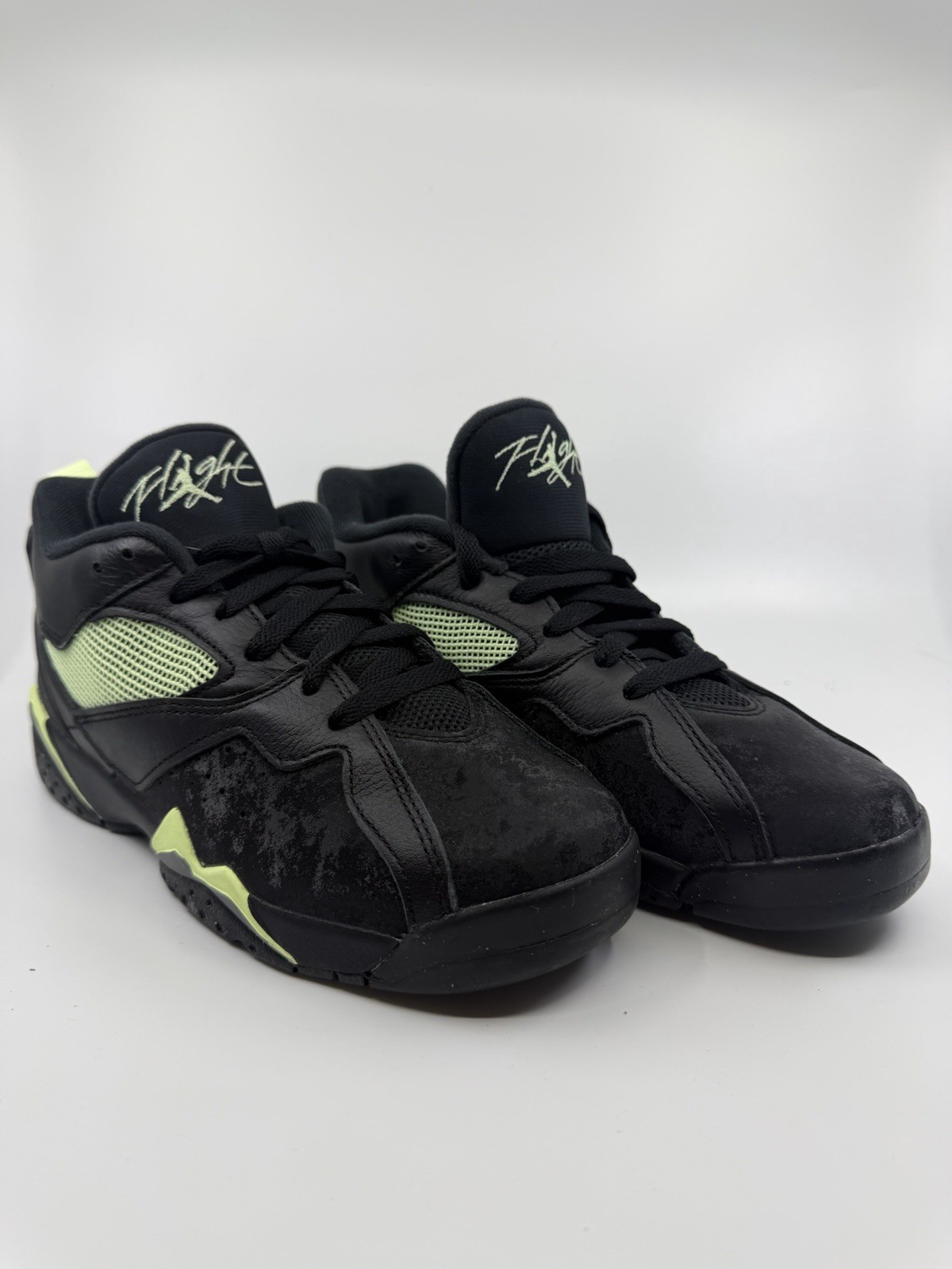 Nike Jordan MVP 92 GS Black Barely Volt Iron Grey Youth 6.5Y NIB No Lid