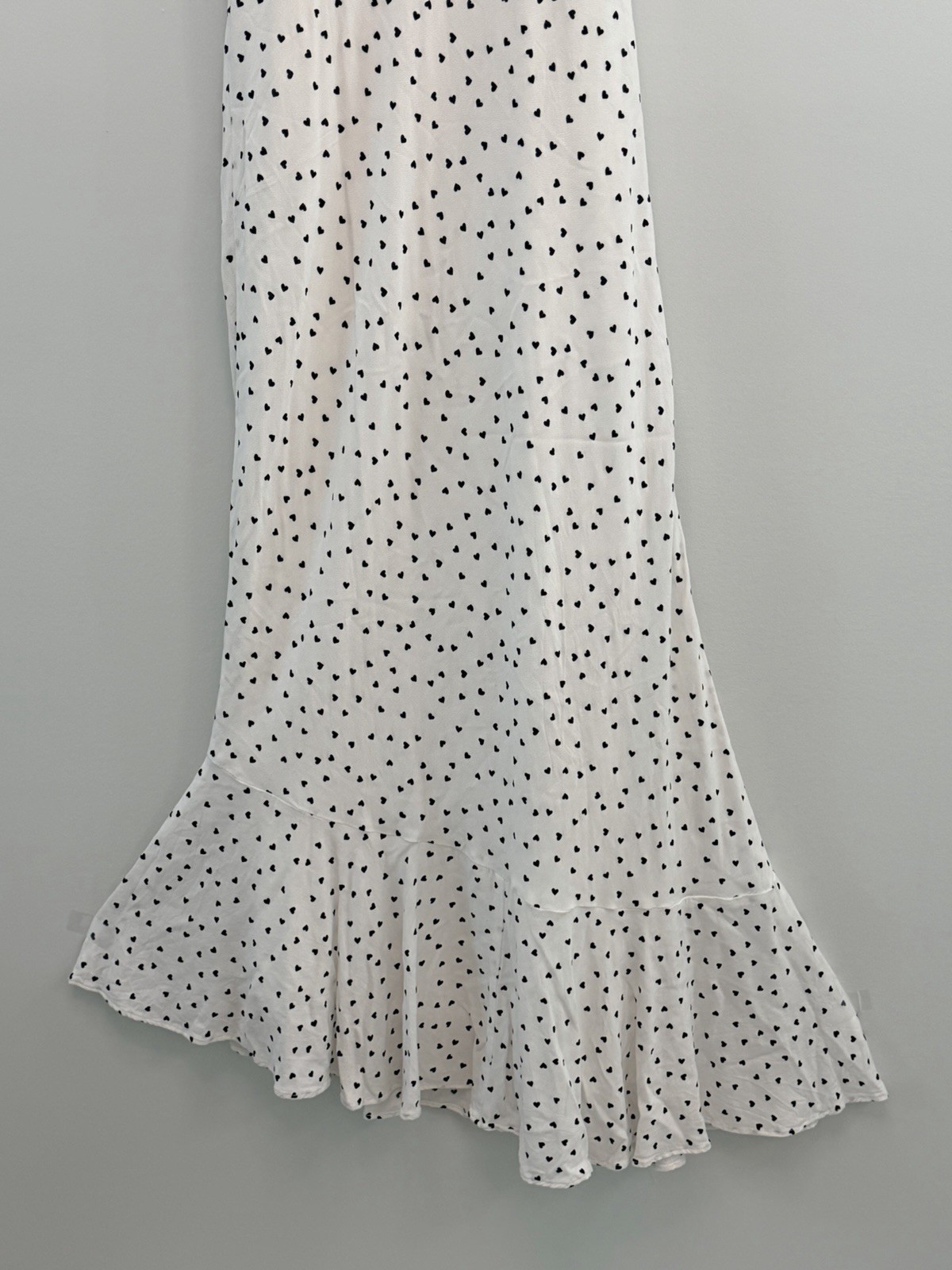 American Eagle Outfitter Maxi Women’s Dress White/Black Polka Dot Size Small