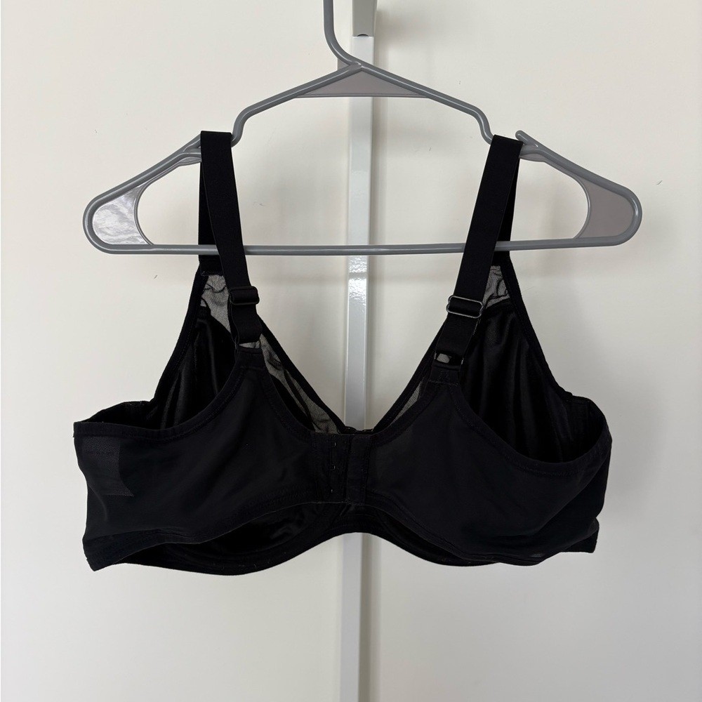 Elomi Black Underwire Molded Bra Full Coverage 44E DD