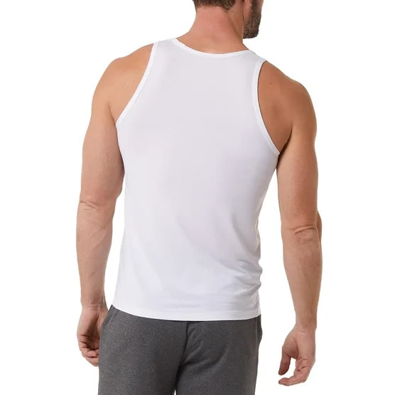 32 Degrees Mens Mesh Tank Top 3-Pack Nylon Stretch Breathable Undershirt Gym New