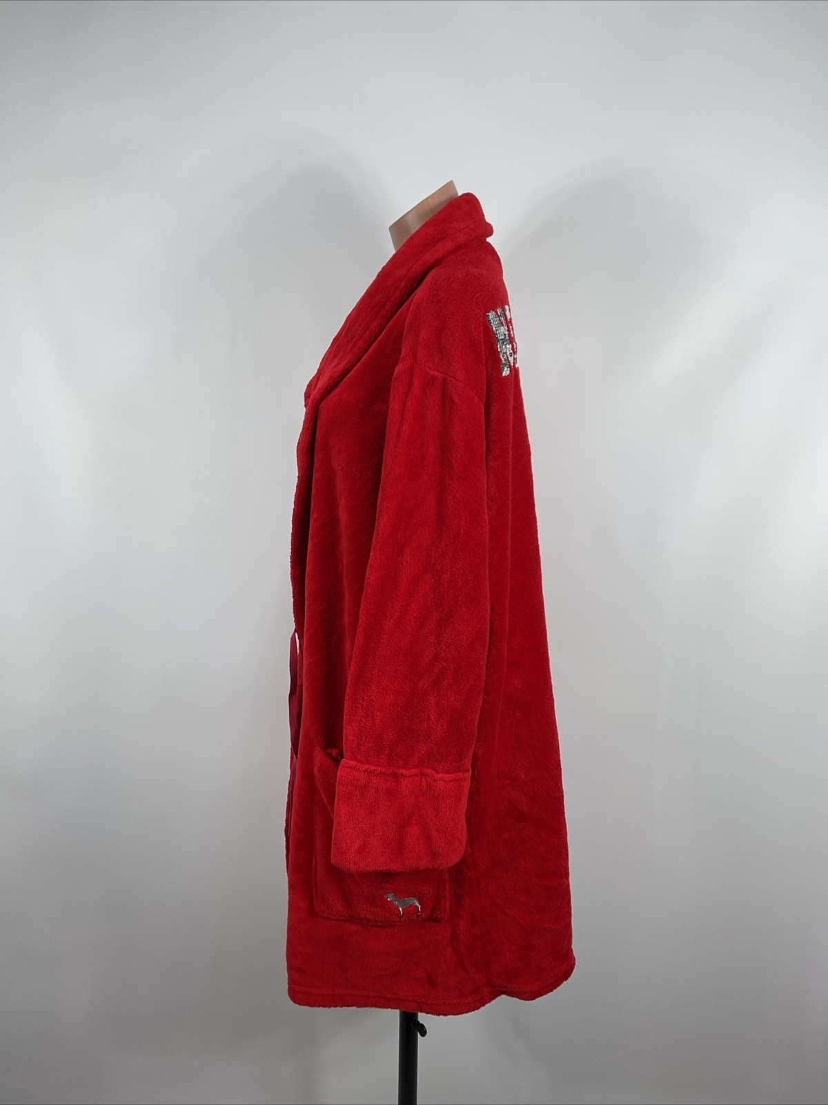 Victorias Secret PINK Robe Bling Sequin Nebraska Cornhuskers Red College XS-S