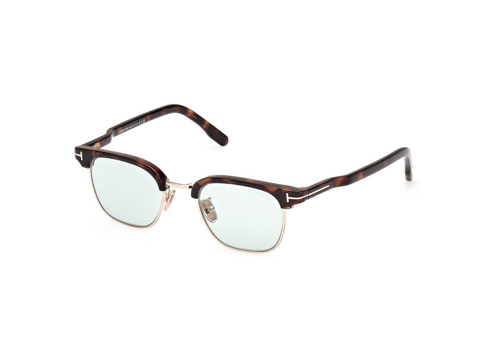 Tom Ford FT1119 D 52N injected Dark Havana Green 47 mm Men’s Sunglasses