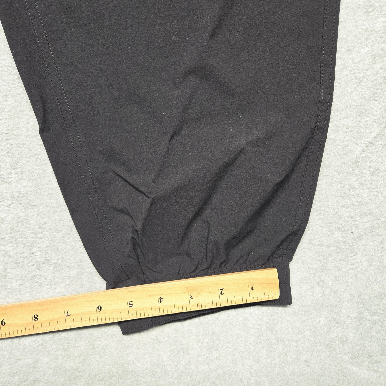 Orvis Jogger Pants Womens 20 Black Elastic Waist Tapered Hiking Fishing Pockets