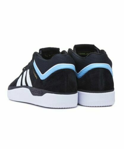New Adidas Tyshawn Black Suede EE6076 Sneakers Authentic Size 7.5 US 7 UK 40 2/3