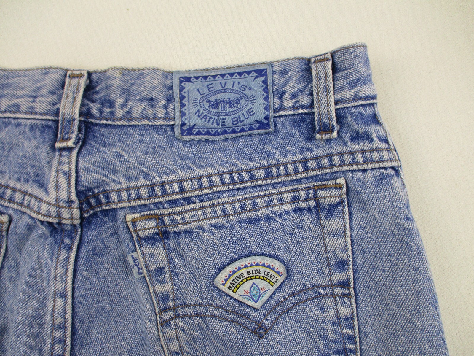 Vintage Levis Native Blue Mom Jeans Womens 12 High Rise Tapered Denim 80s 29×28