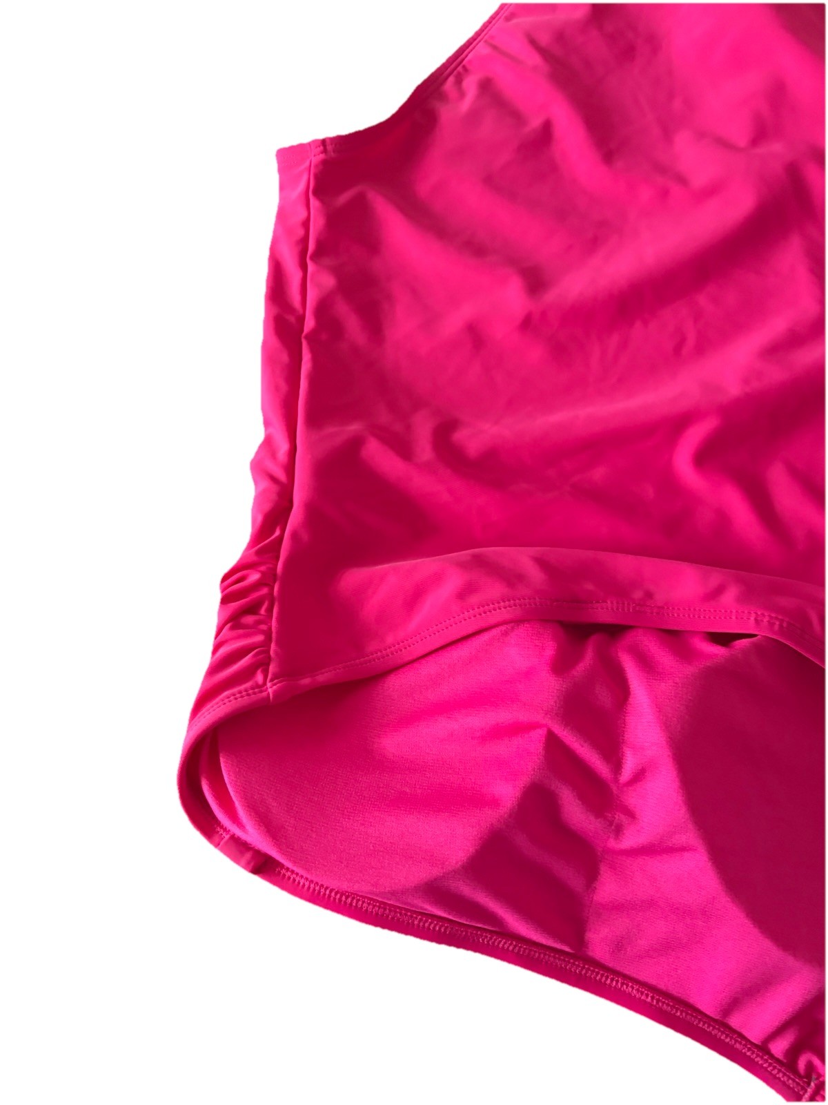 Xhilaration Pink One Shoulder Strappy Lined One Piece Swimsuit 16 D Cup