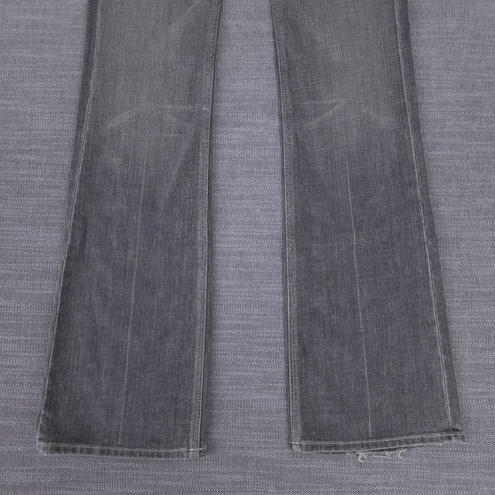 NWT Seven For All Mankind Flynt Gray Jeans Bootcut Size 27 (29×33.5) Made In USA