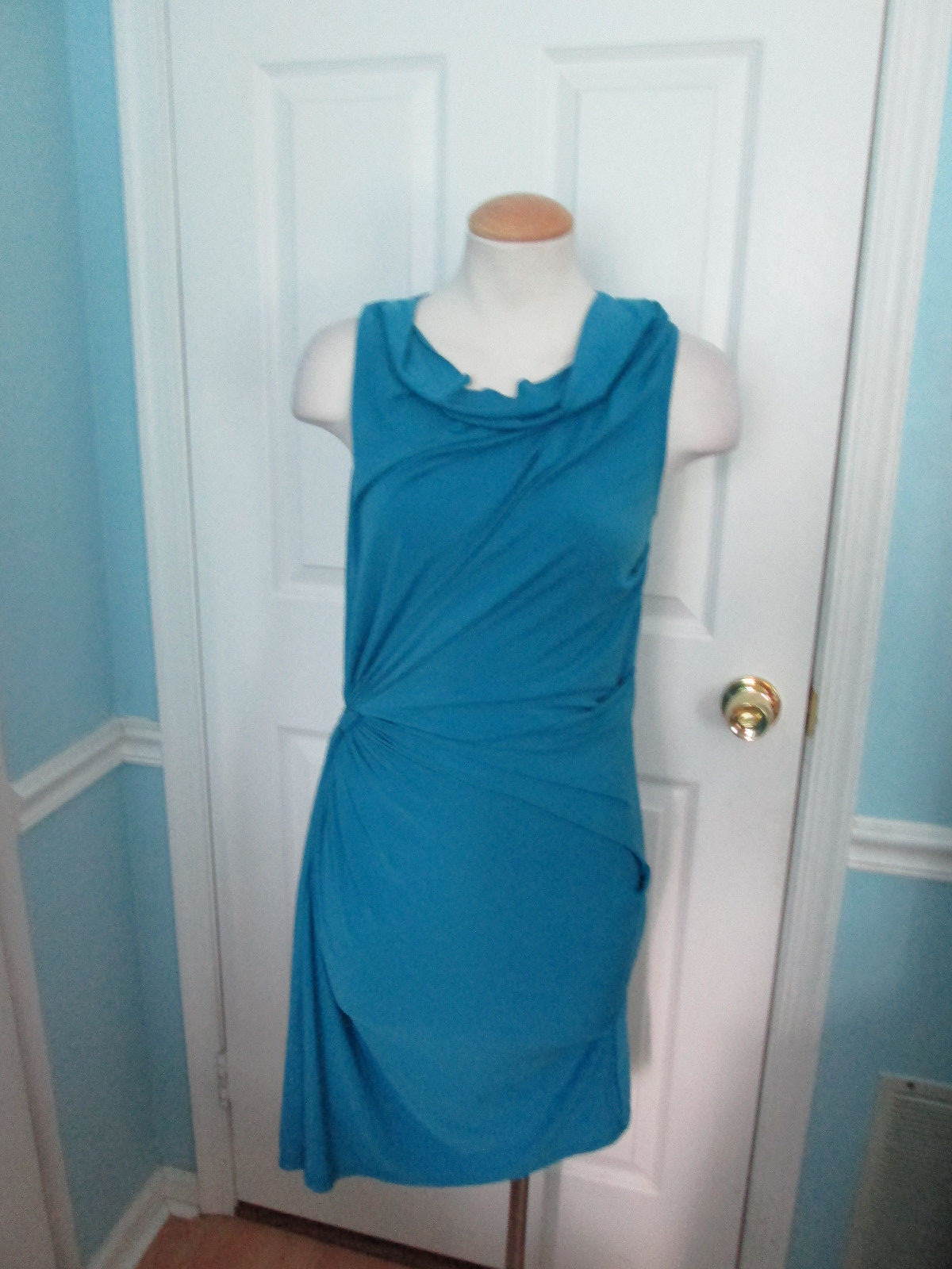 boston proper blue dress m #656