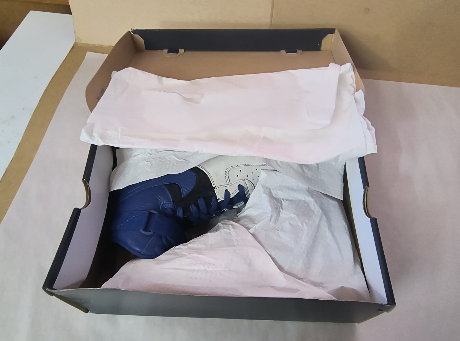 NEW Nike Air Force 1 High 07 Lv8 Platinum Deep Royal Blue 806403 009 NIB Sz 10.5