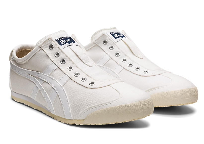 Onitsuka Tiger MEXICO 66 SLIP-ON 1183C141 100 WHITE/WHITE New in Box from Japan