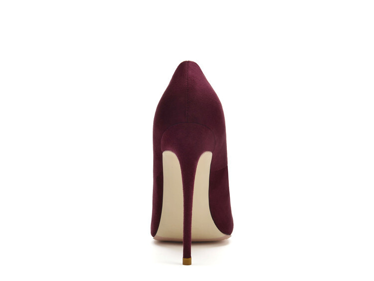 12cm Womens Sexy Suede High Stilettos Heels Night Party Slip On Pumps US4-US12