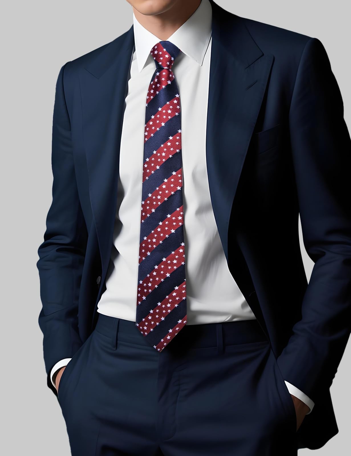 Silk Zipper Ties for Men, Paisley Plaid Pre-tied Tie Set with Pocket Square & Cu