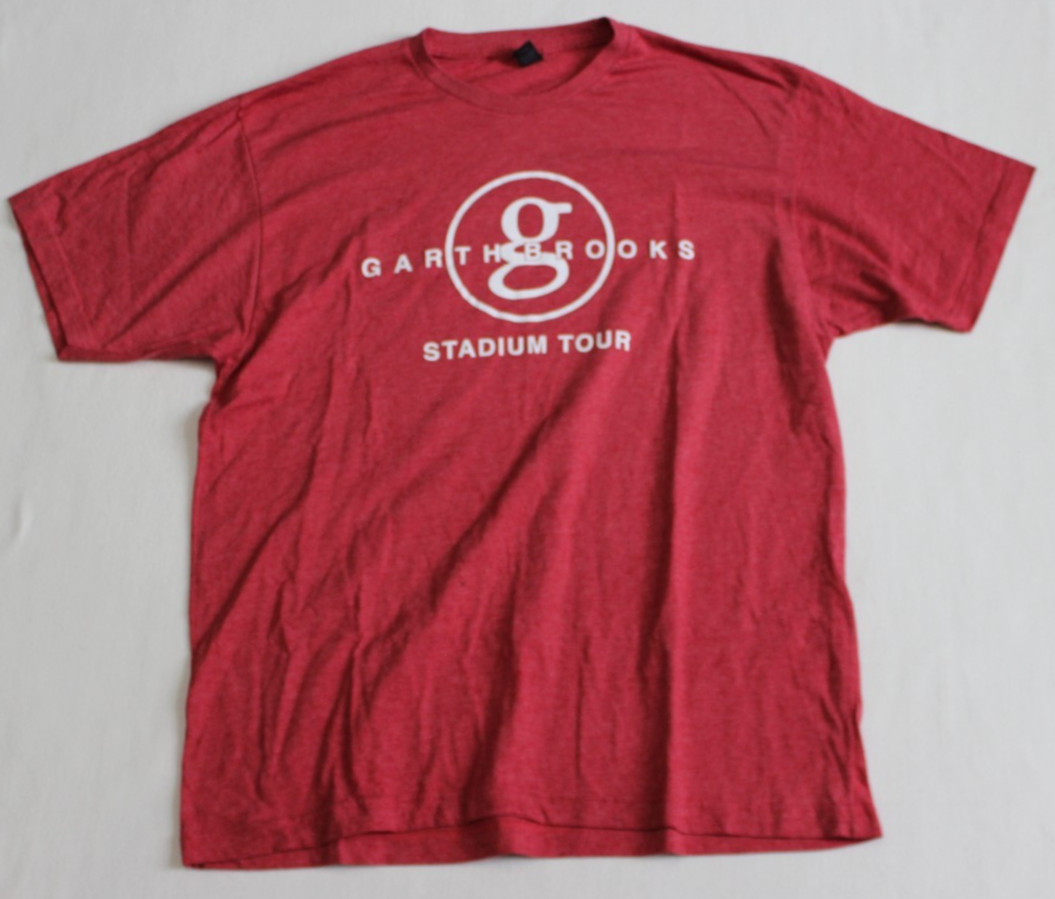 Garth Brooks I’ve Got Friends in Stadiums Concert Tour T-Shirt Men’s Size XL Red