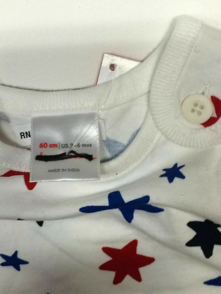 Hanna Andersson baby boy overall 3 6 12 18 24 m 2 3 y RRP $40 stars