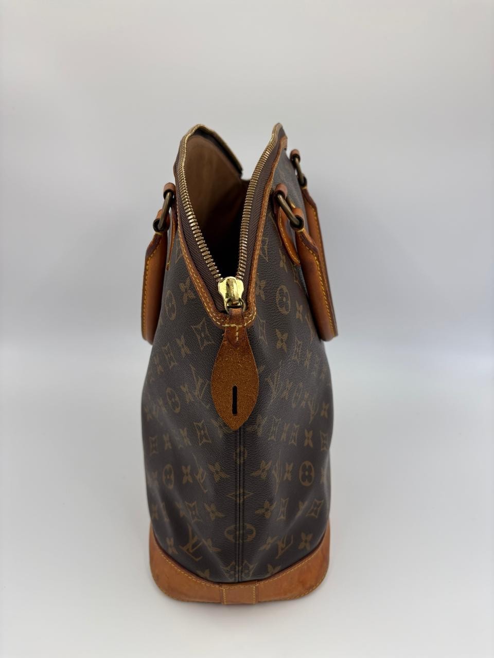Louis Vuitton Lockit Vertical Monogram Canvas Satchel Bag FL0046 Dust Bag