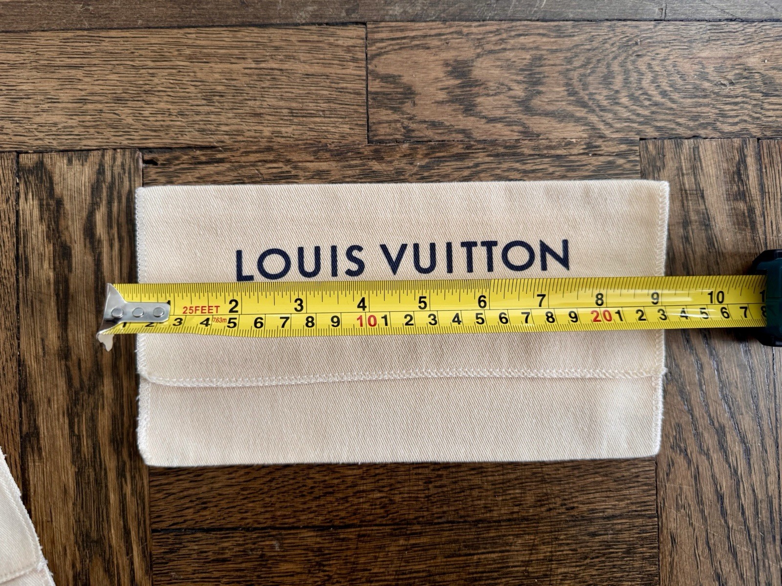 Authentic Louis Vuitton Dust Bag Envelope Flap Style Size 9×5” (1Piece)
